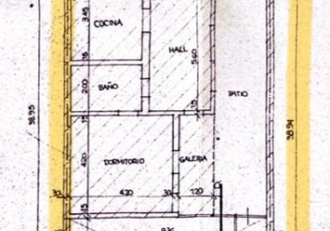 Martiniano Leguizamon 700. PH a refaccionar o construir.